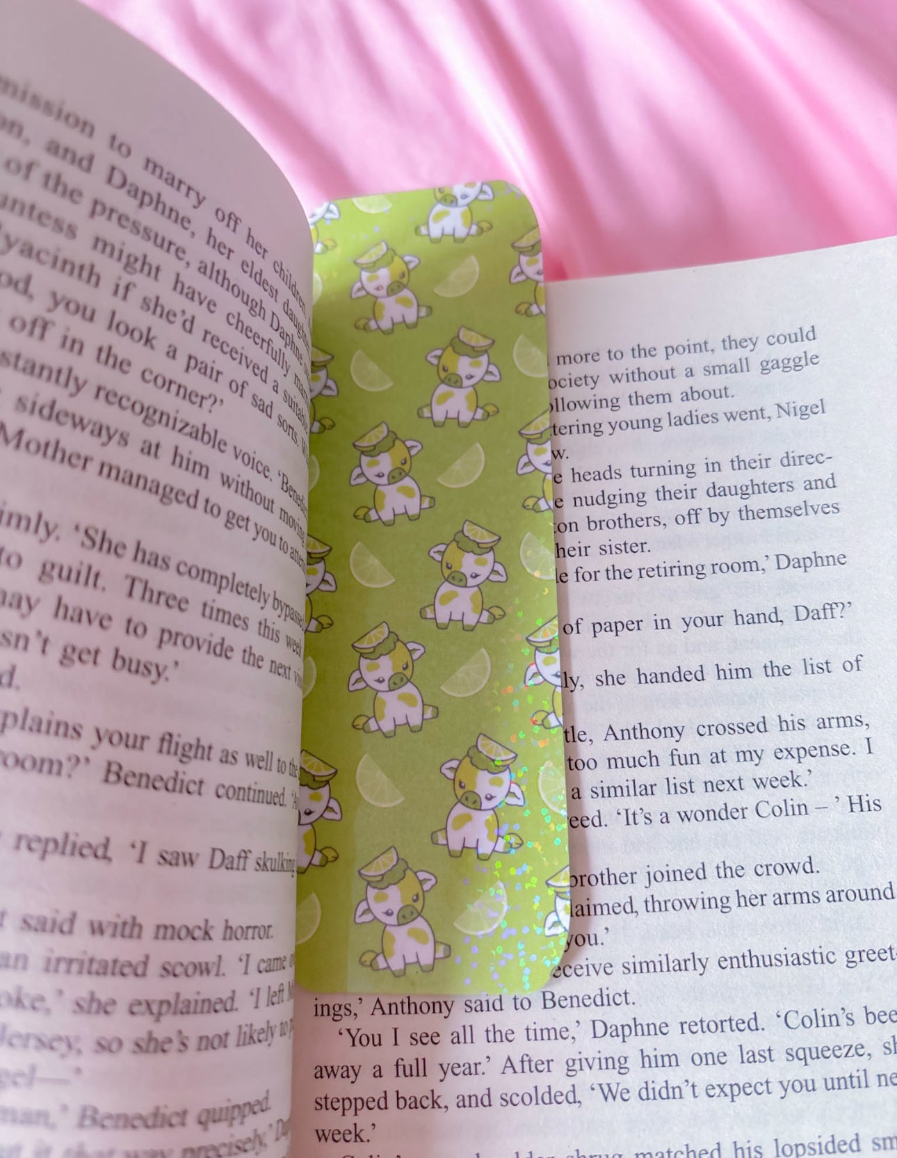 Fruit cows bookmark