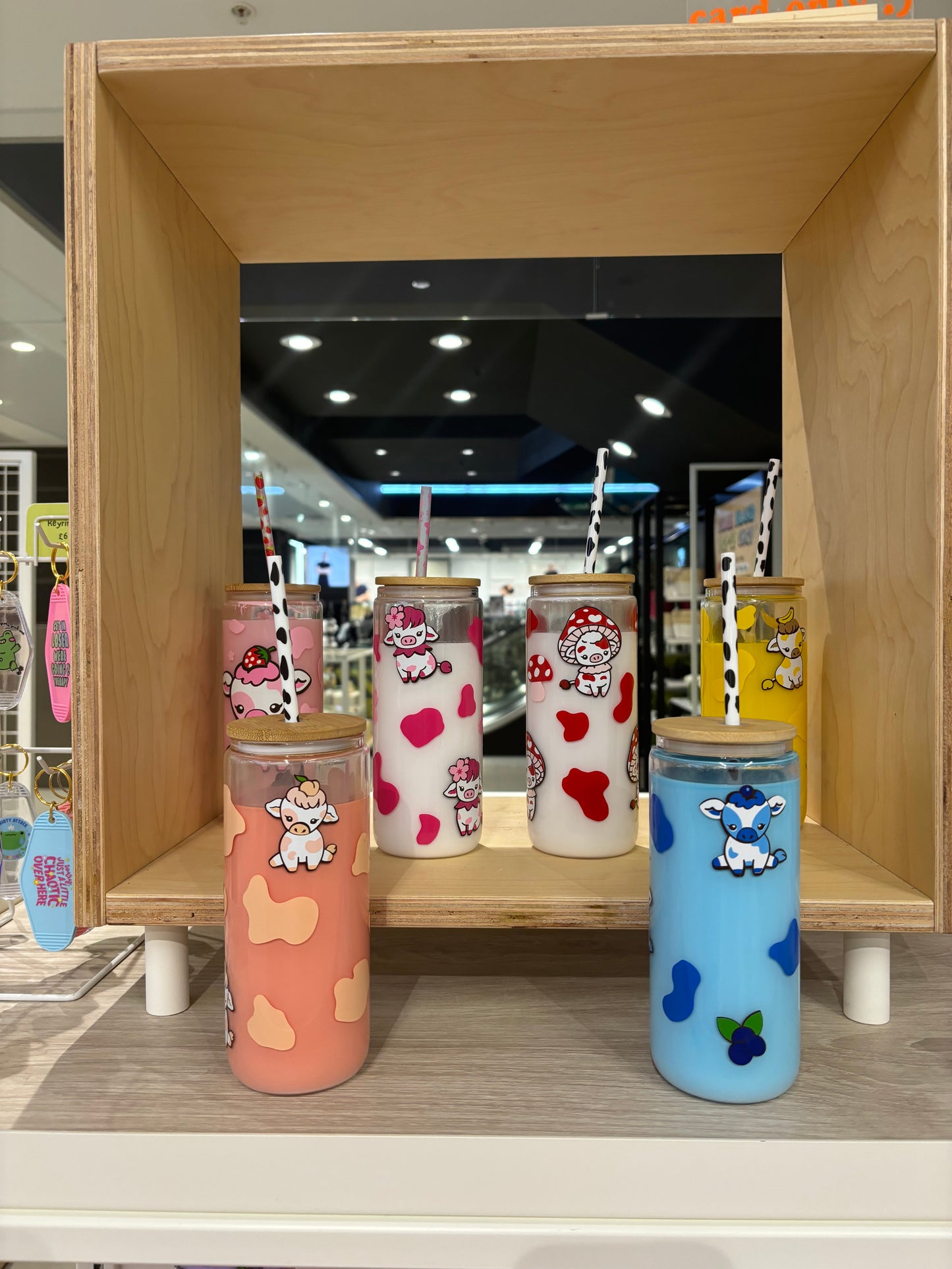 Banana cow libbey snowglobe can