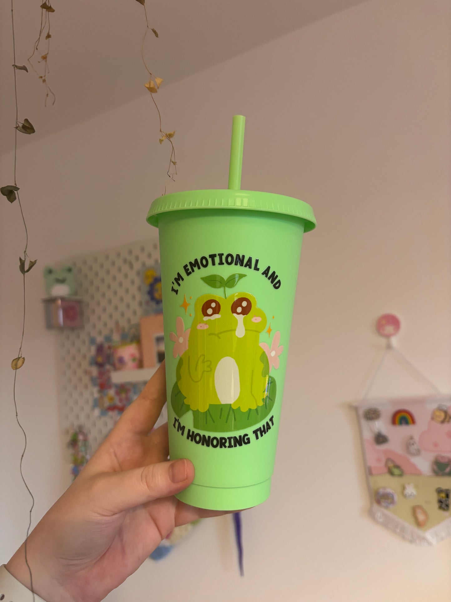 I’m emotional and I’m honouring that frog cup 710ml