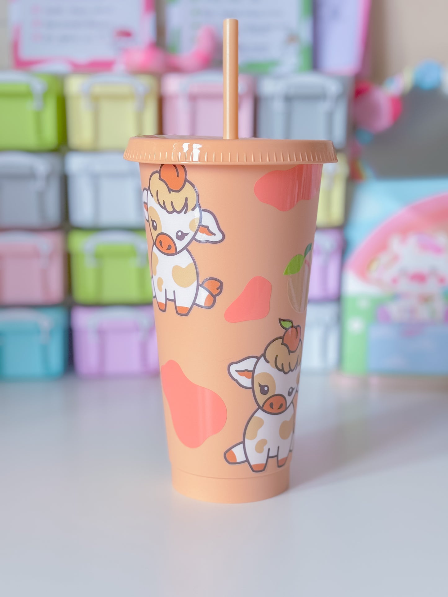 Fruit cow cold cup