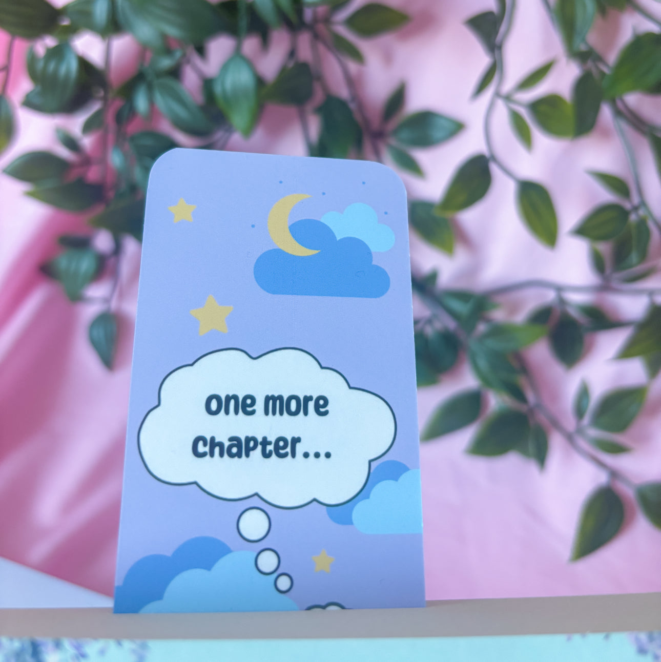 Bookish cow bookmark