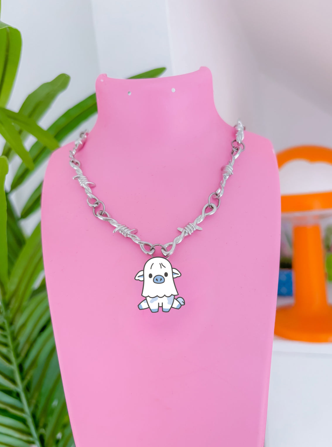 Spooky cow barbed necklace - multiple styles available