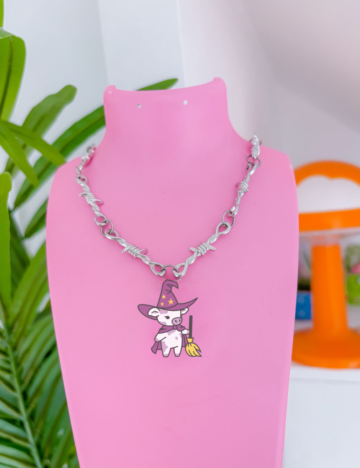 Spooky cow barbed necklace - multiple styles available