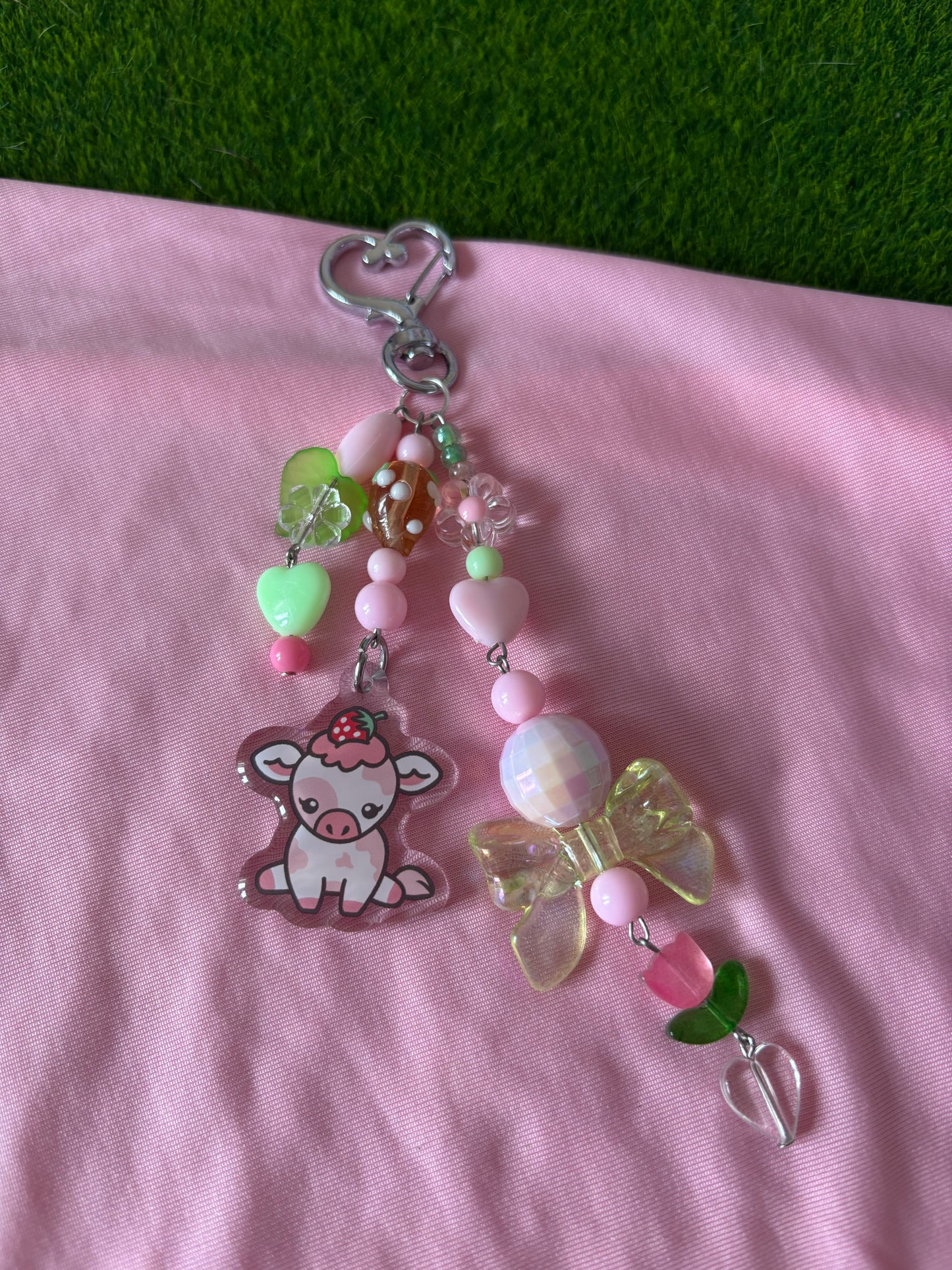 Fruit cow bag charm