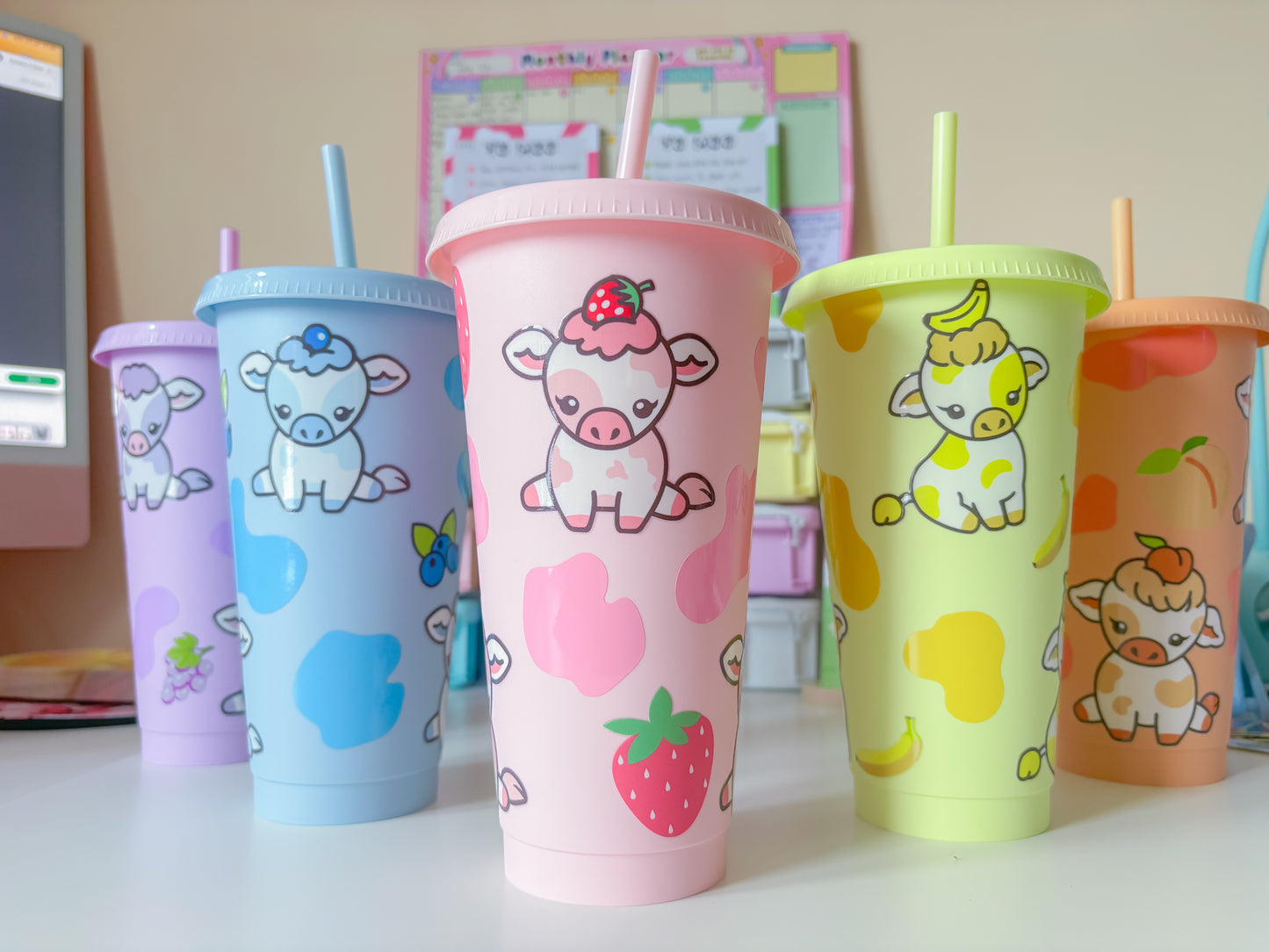 Fruit cow cold cup