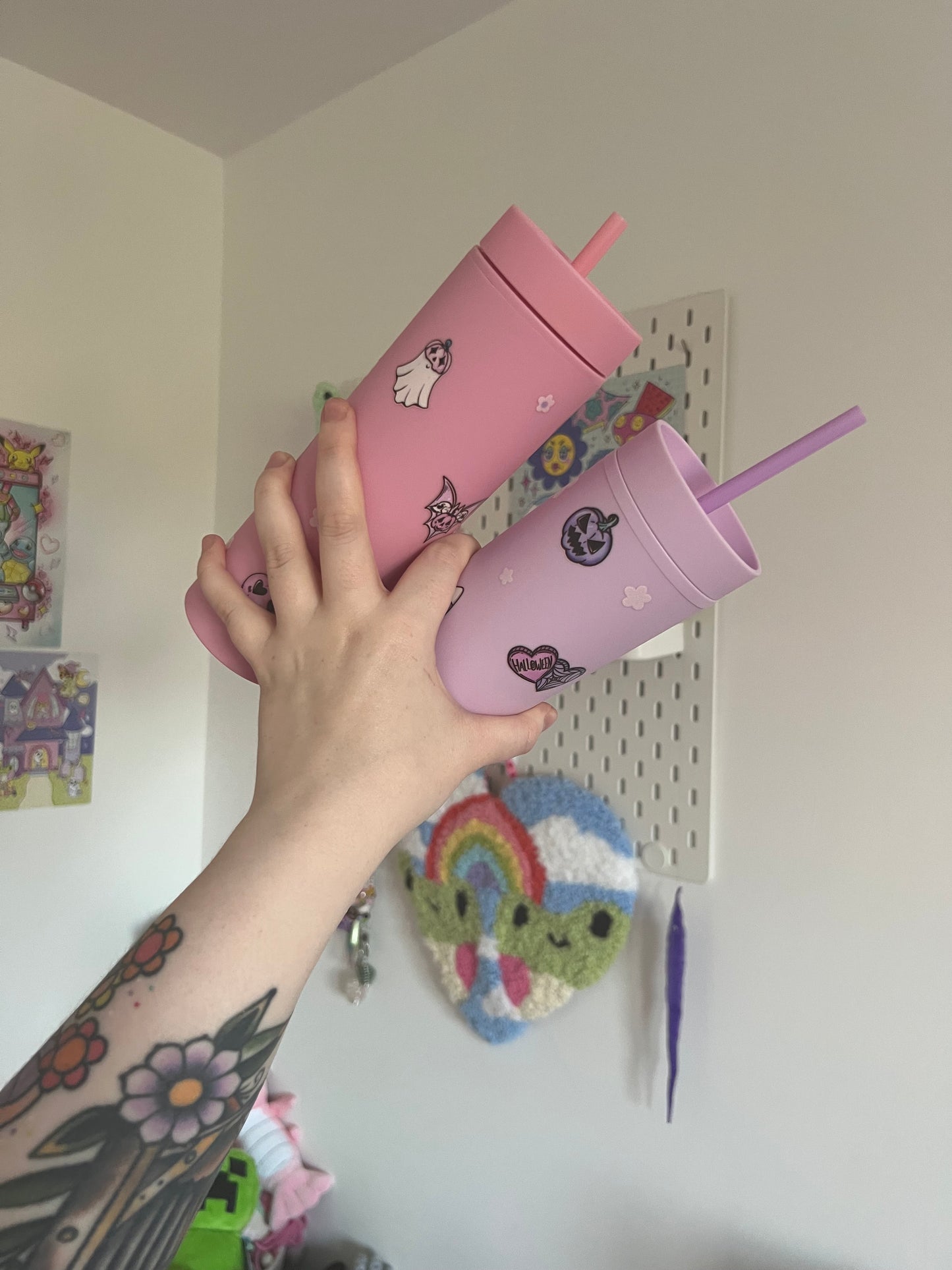 Pastel Halloween tumbler 16oz