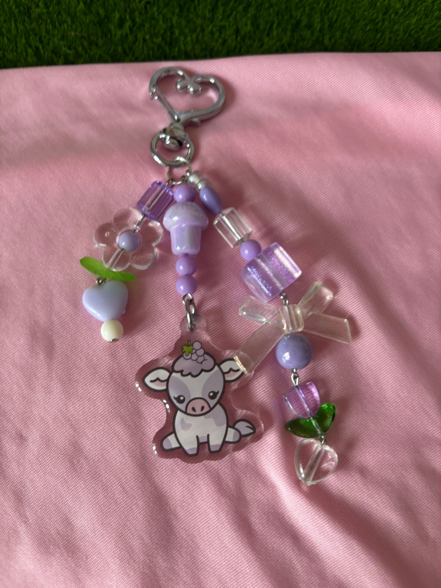 Fruit cow bag charm
