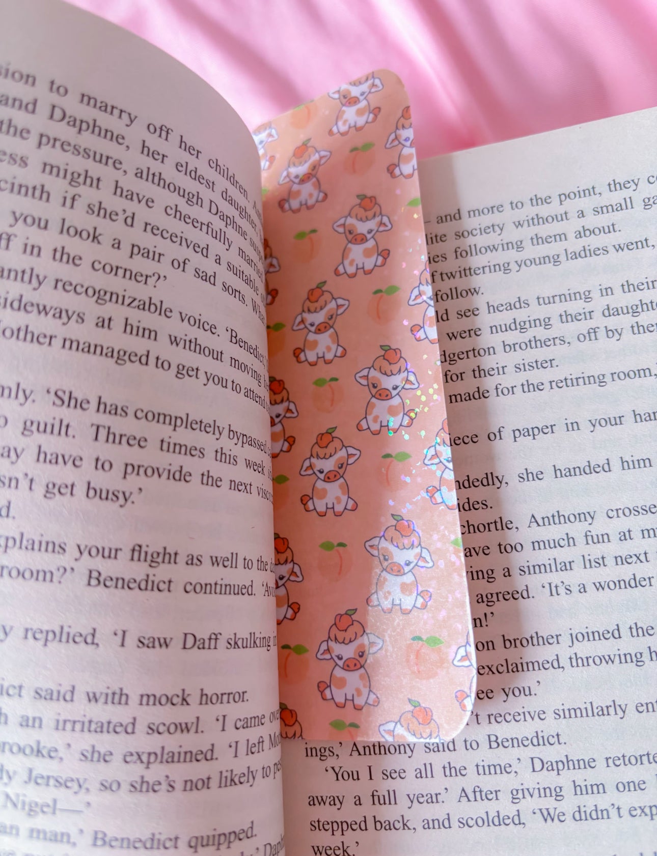 Fruit cows bookmark