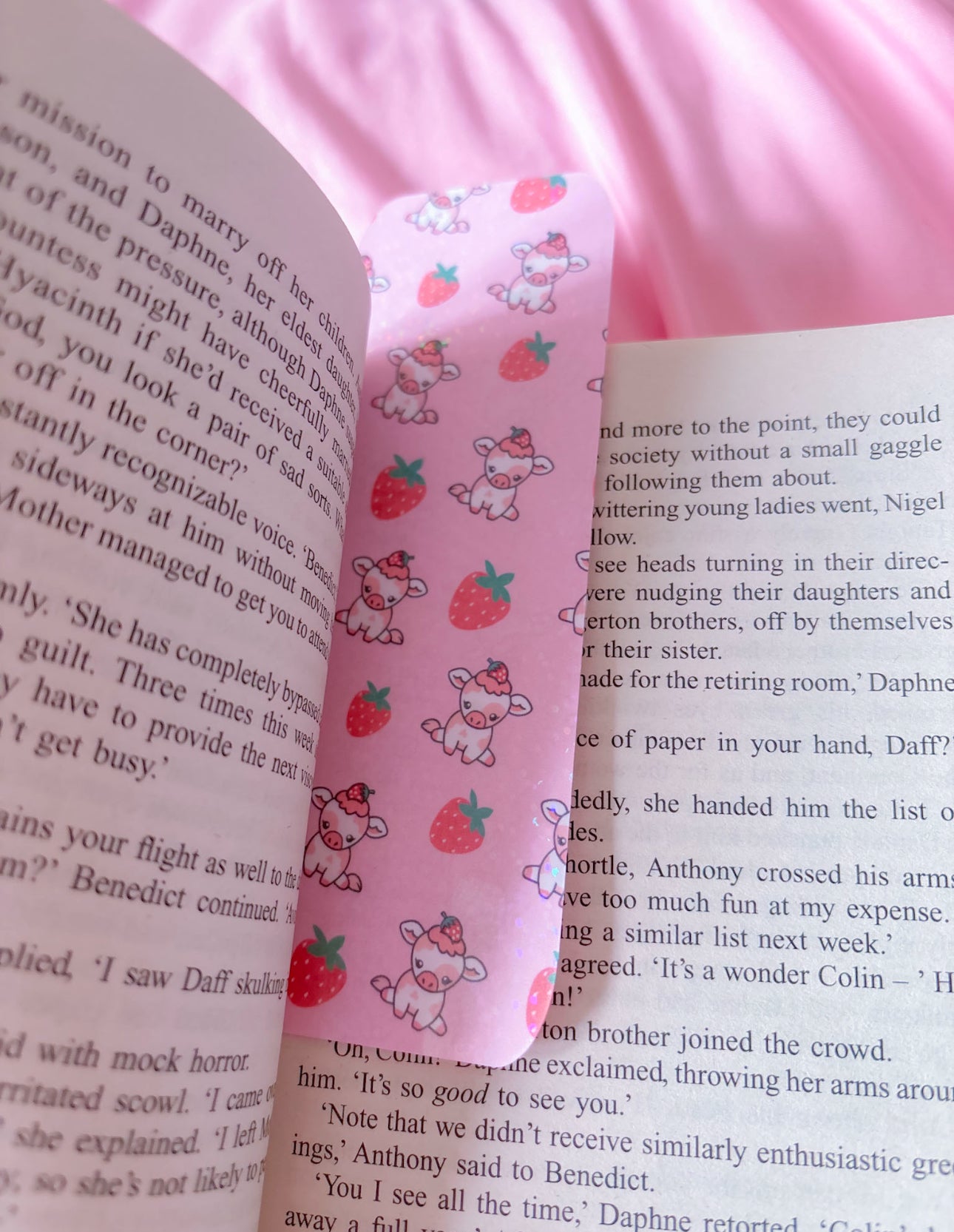 Fruit cows bookmark