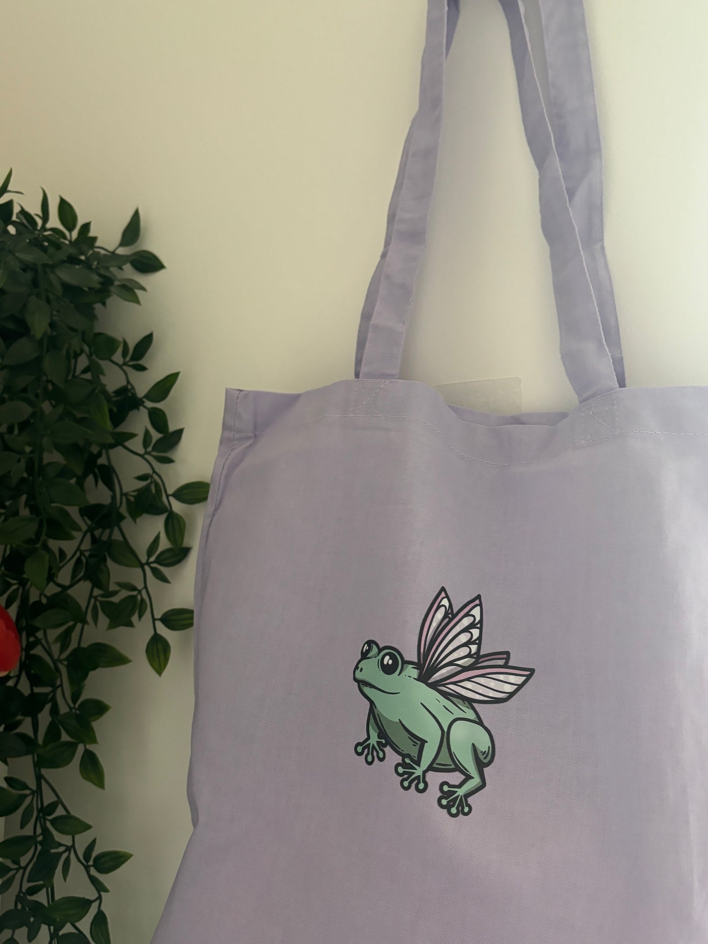 Fairy frog tote bag