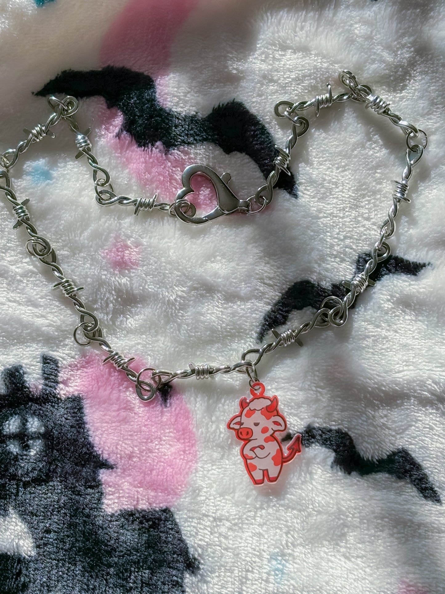 Spooky cow barbed necklace - multiple styles available