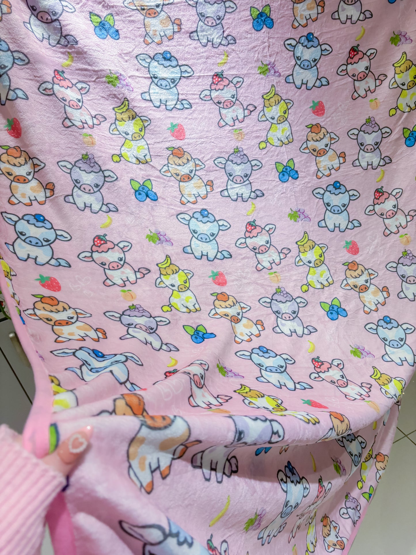 Fruit cow blanket