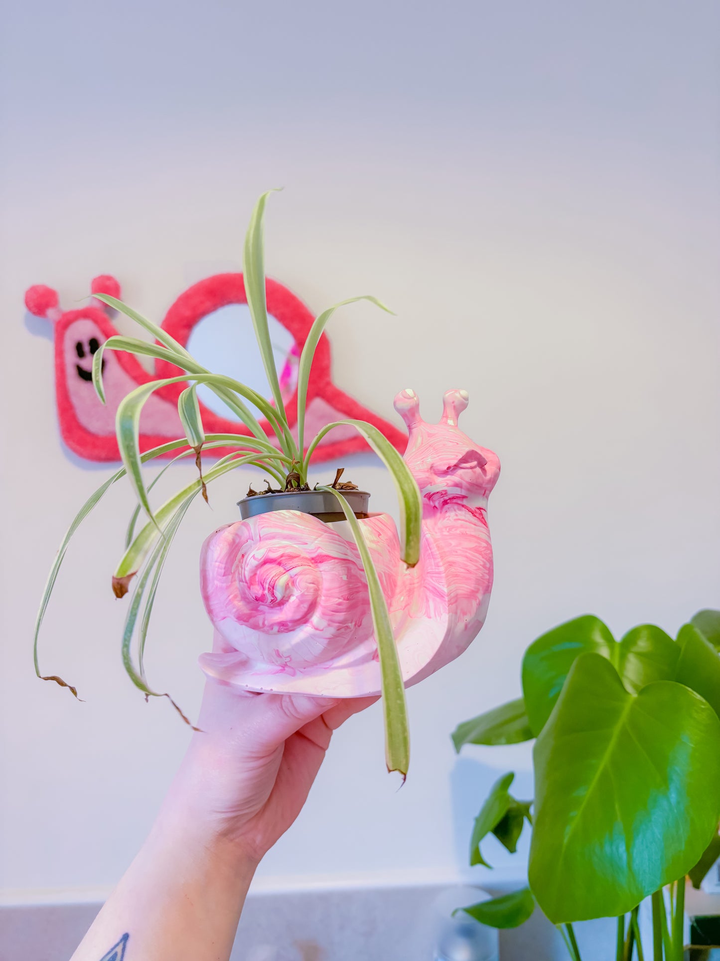 Snail plant pot/trinket pot