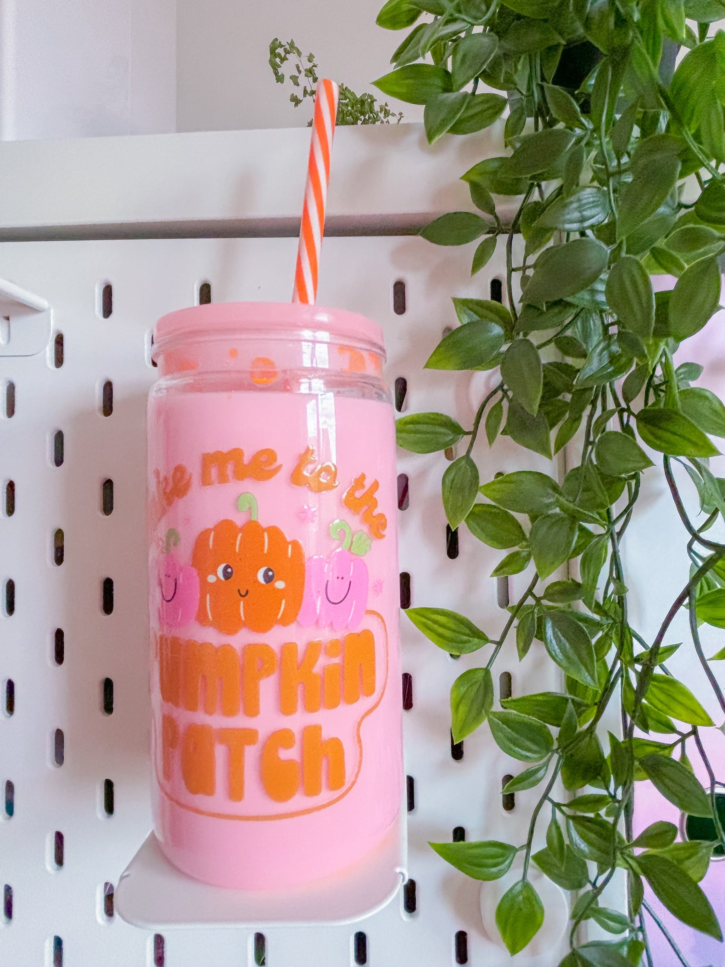 Take me to the pumpkin patch - acrylic snowglobe libbey tumbler