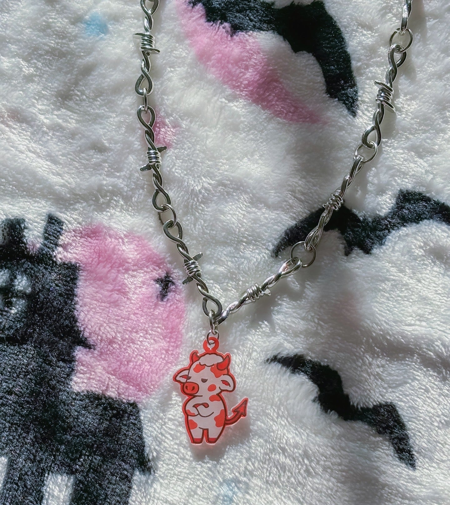 Spooky cow barbed necklace - multiple styles available
