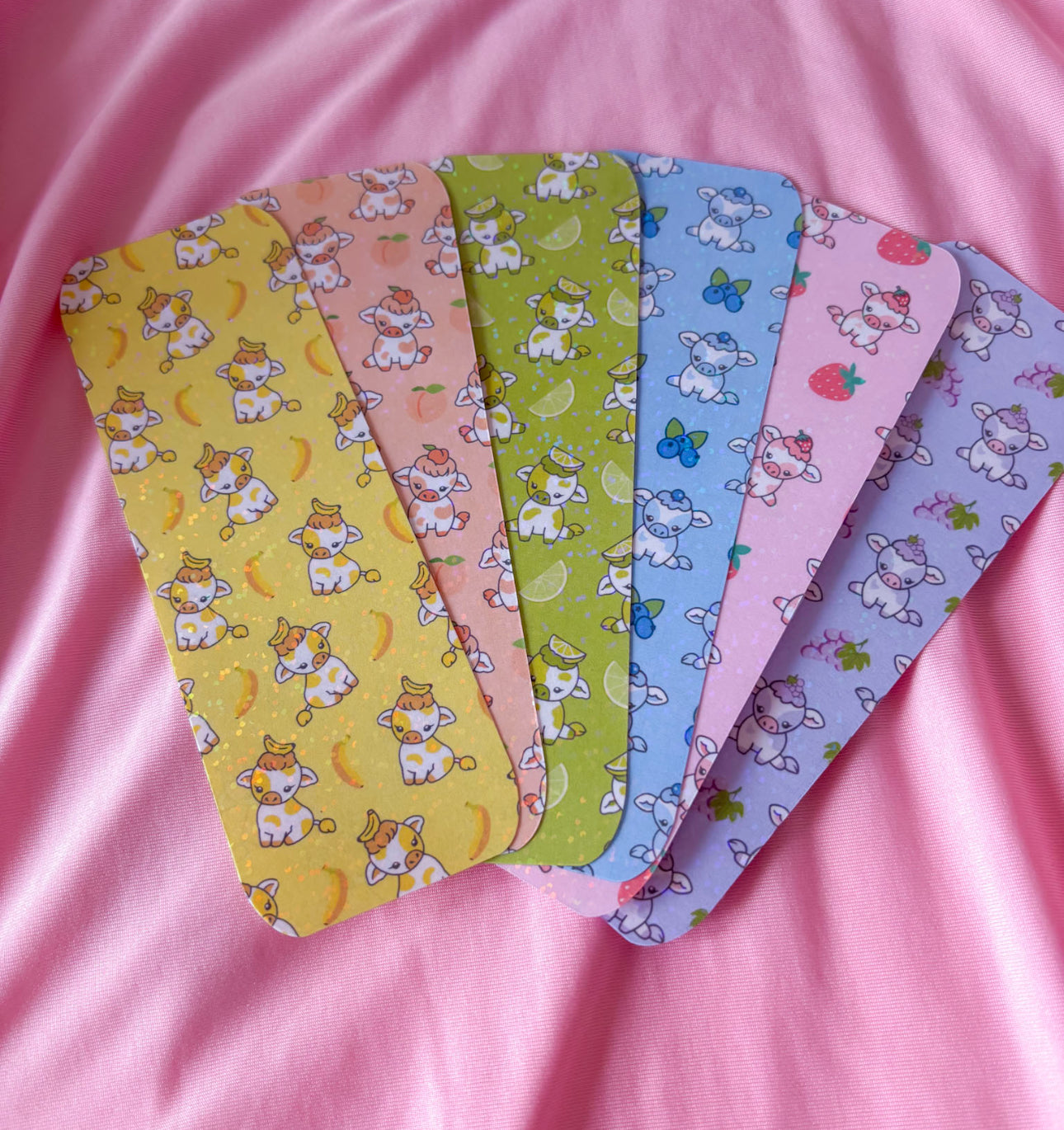 Fruit cows bookmark
