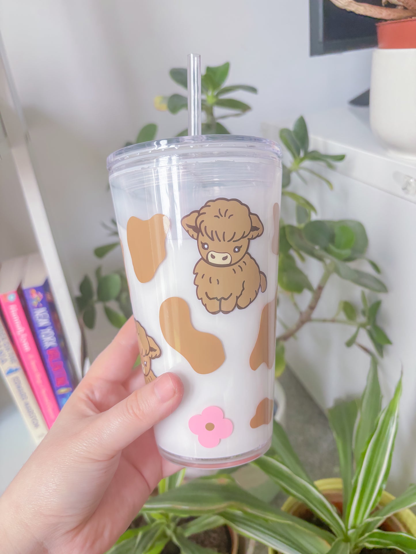 Small cow milkglobe tumbler