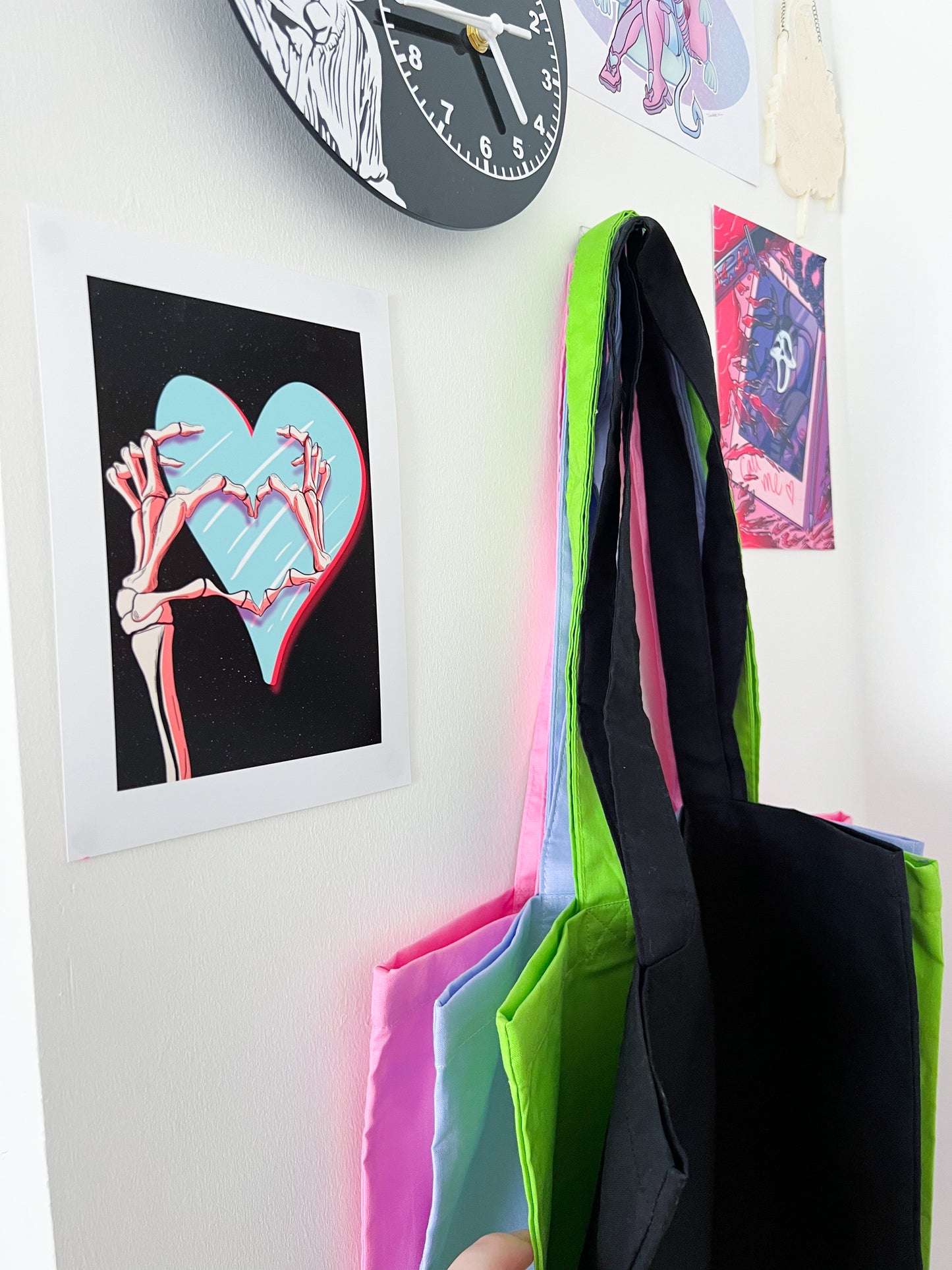 Bookish ghost tote bag