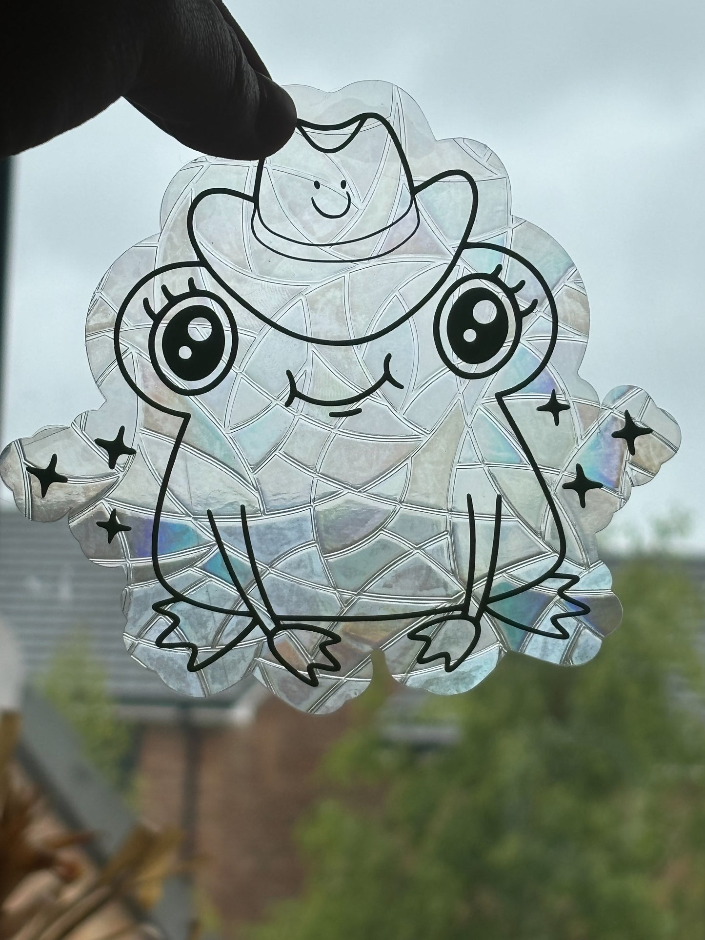 Howdy froggie suncatcher