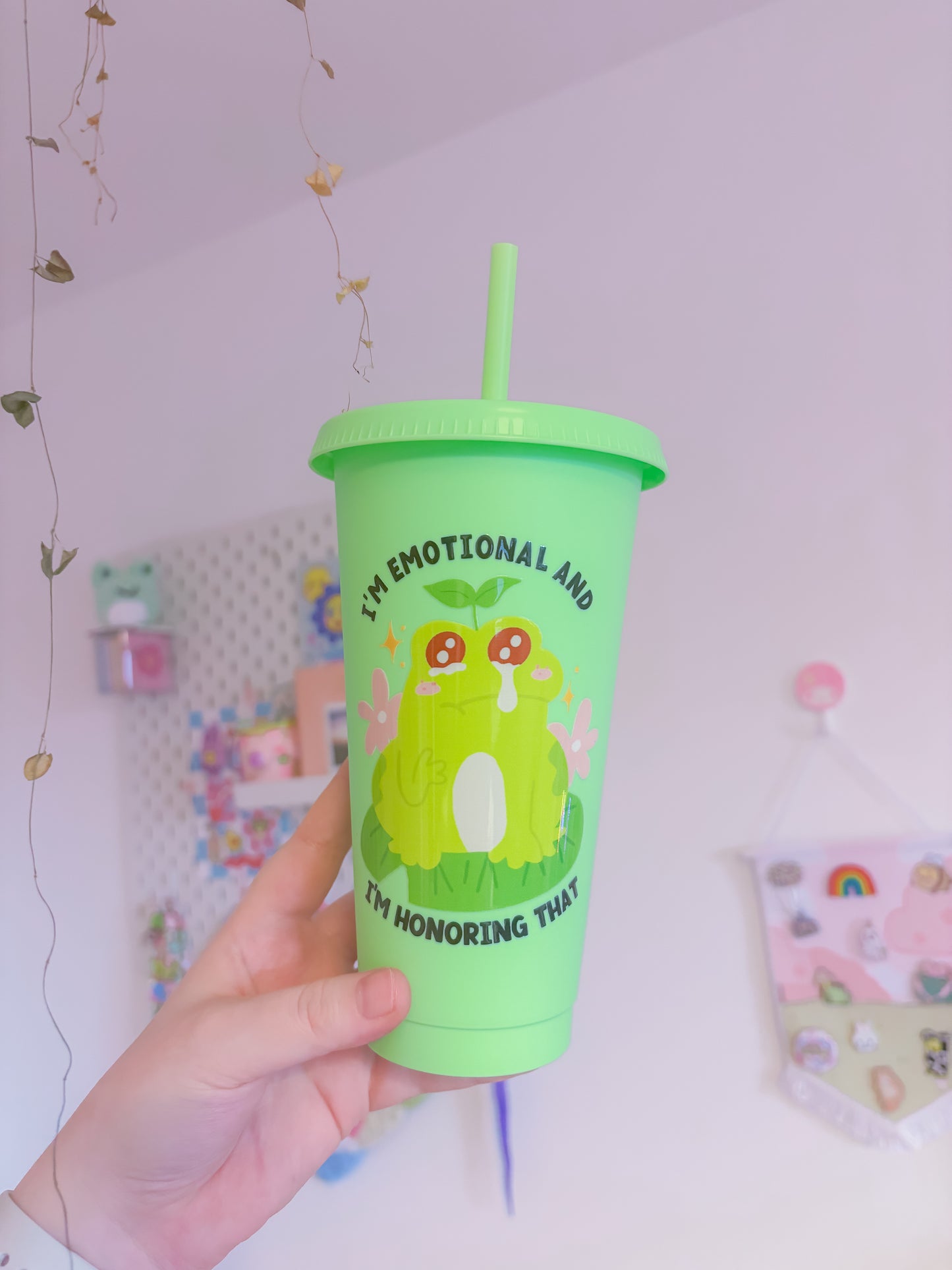 I’m emotional and I’m honouring that frog cup 710ml
