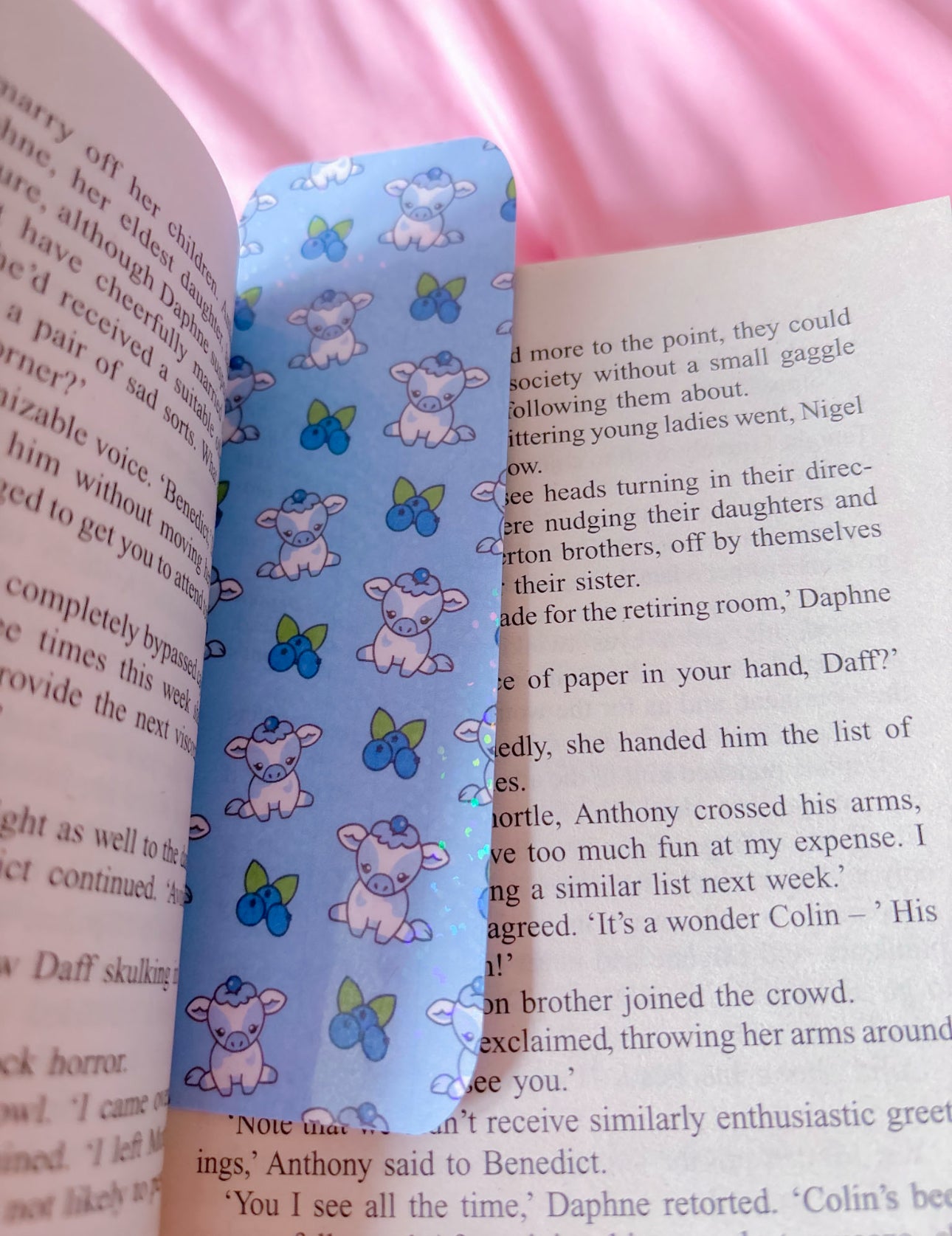Fruit cows bookmark