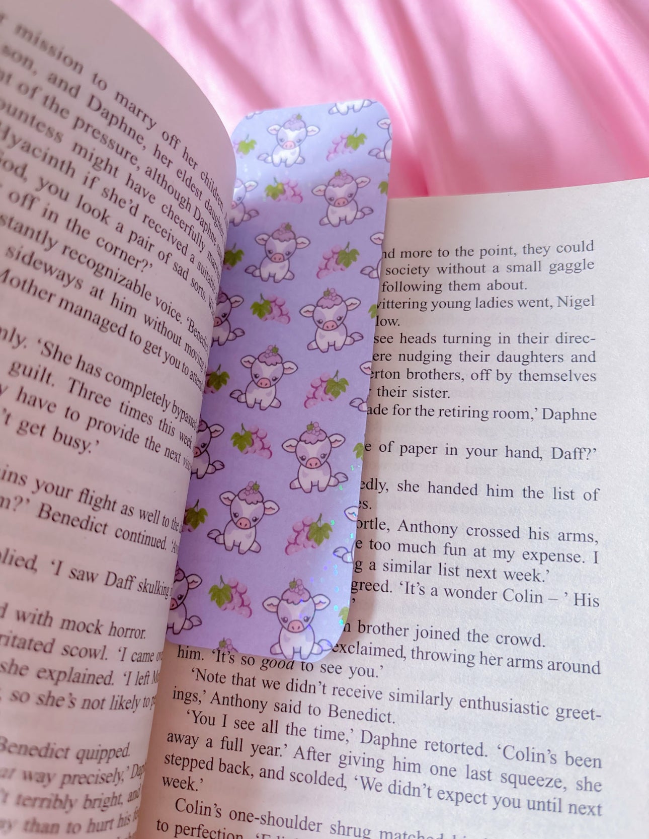 Fruit cows bookmark