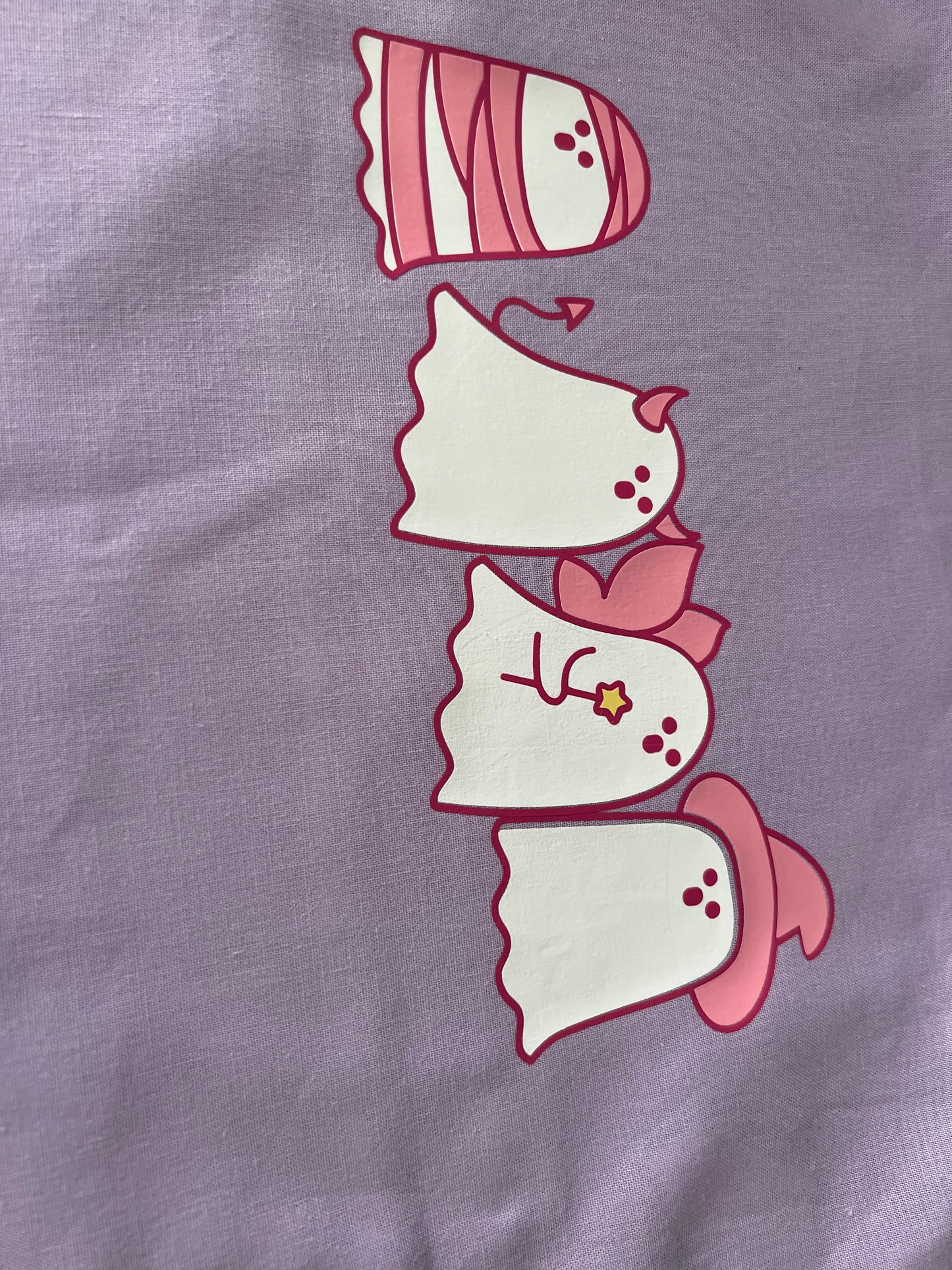 Costume ghosts tote bag