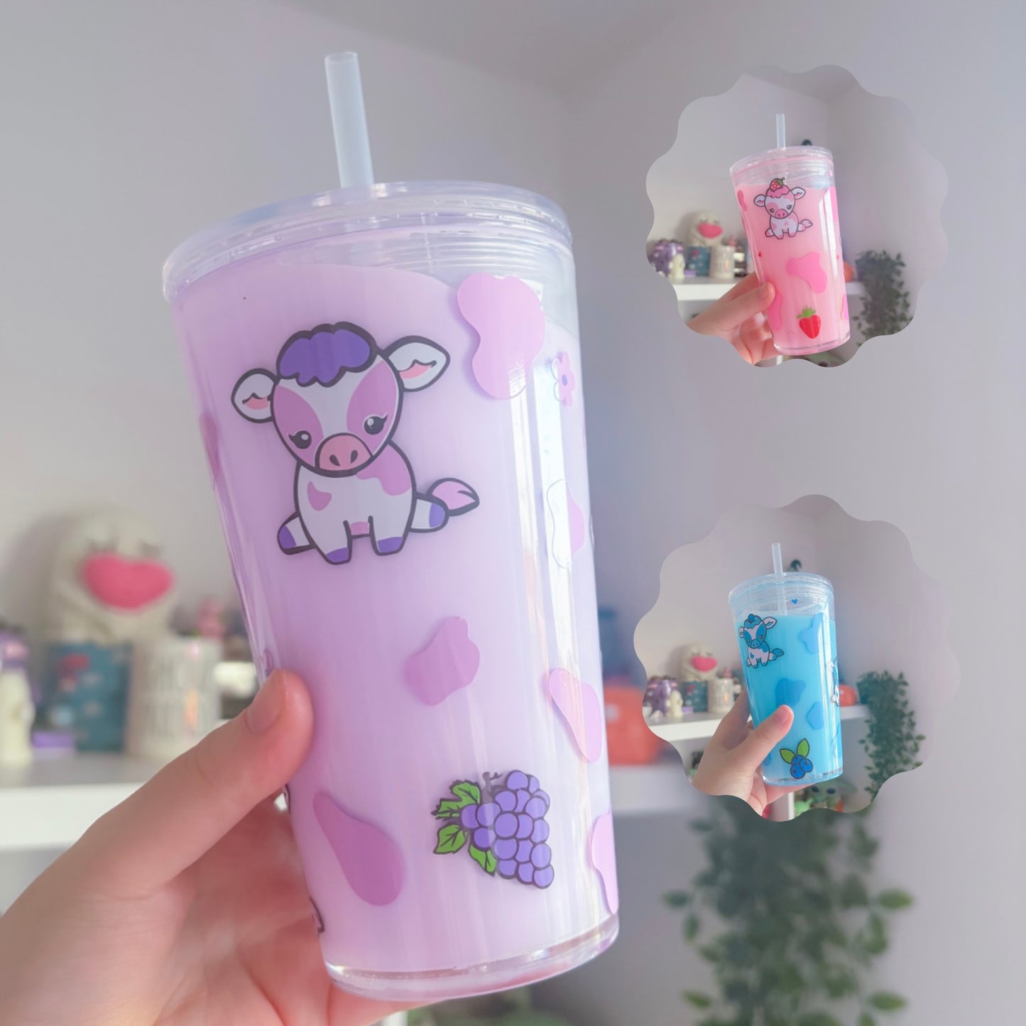 Small fruit cow tumbler