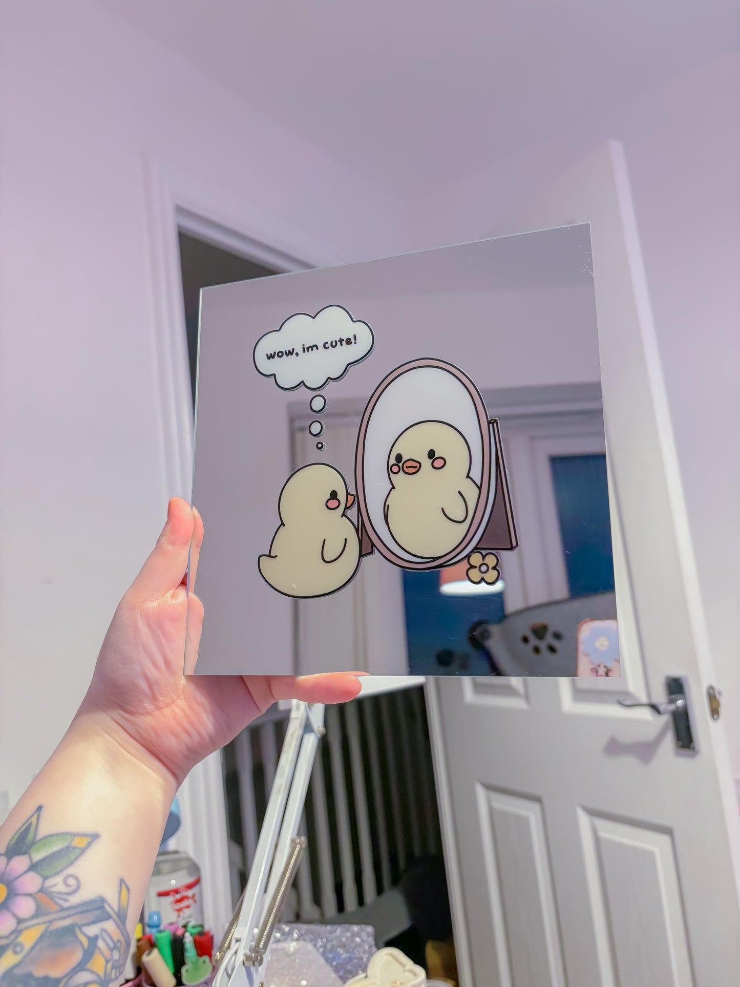 Self love duckie mirror