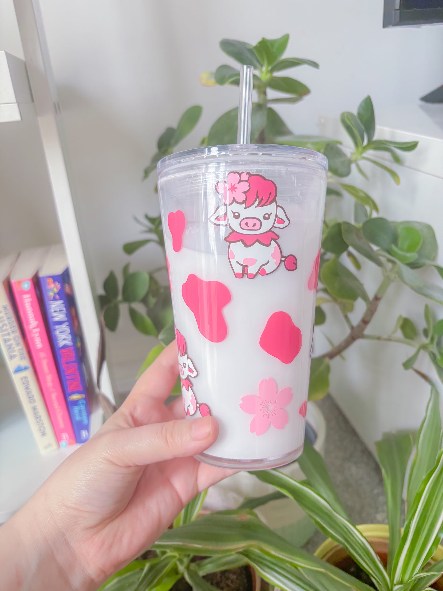Small cow milkglobe tumbler