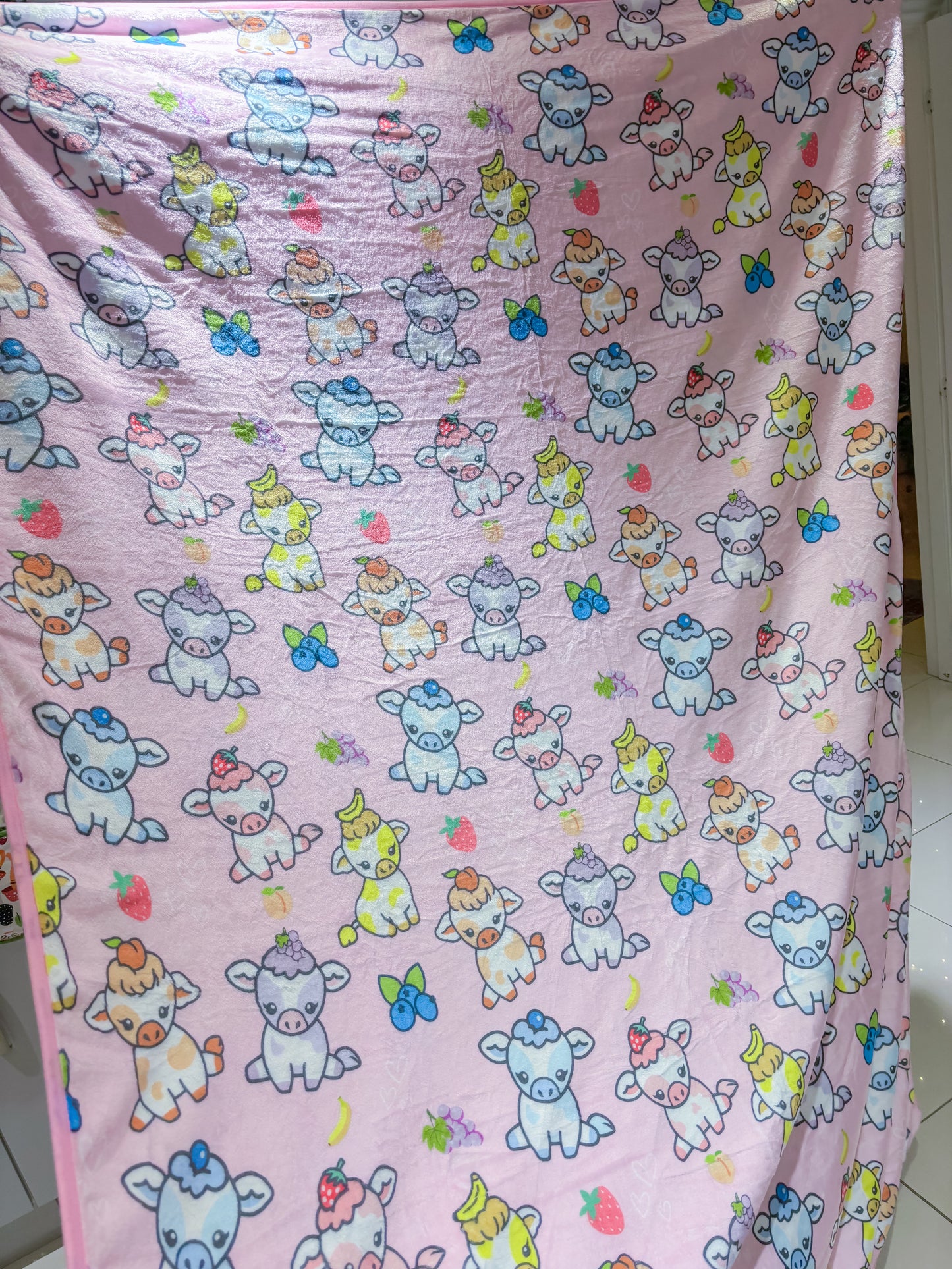 Fruit cow blanket