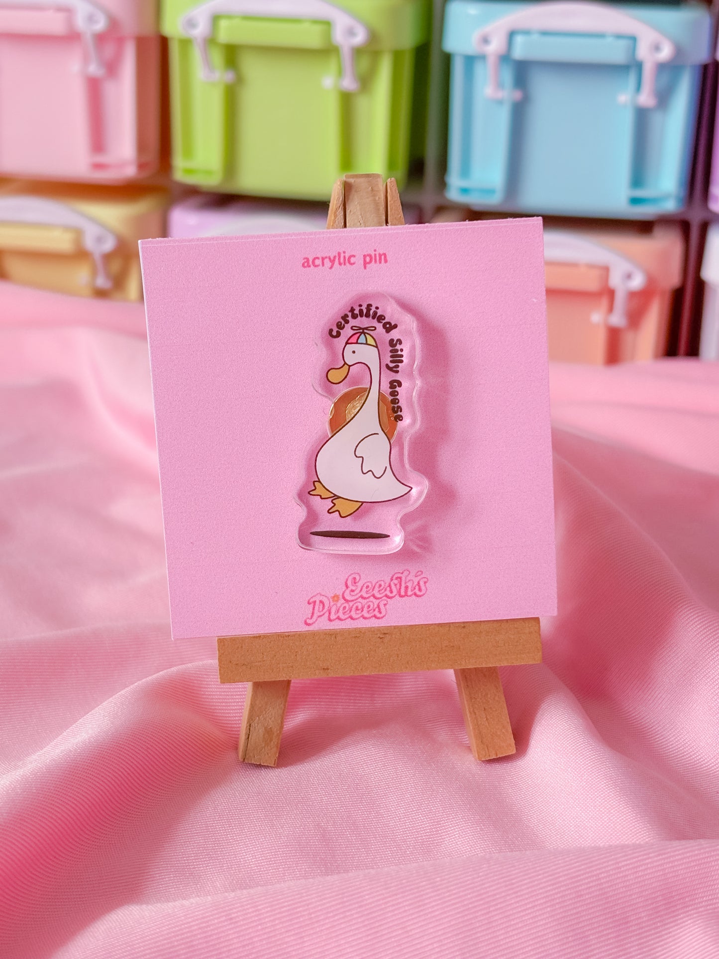 Certified silly goose pin