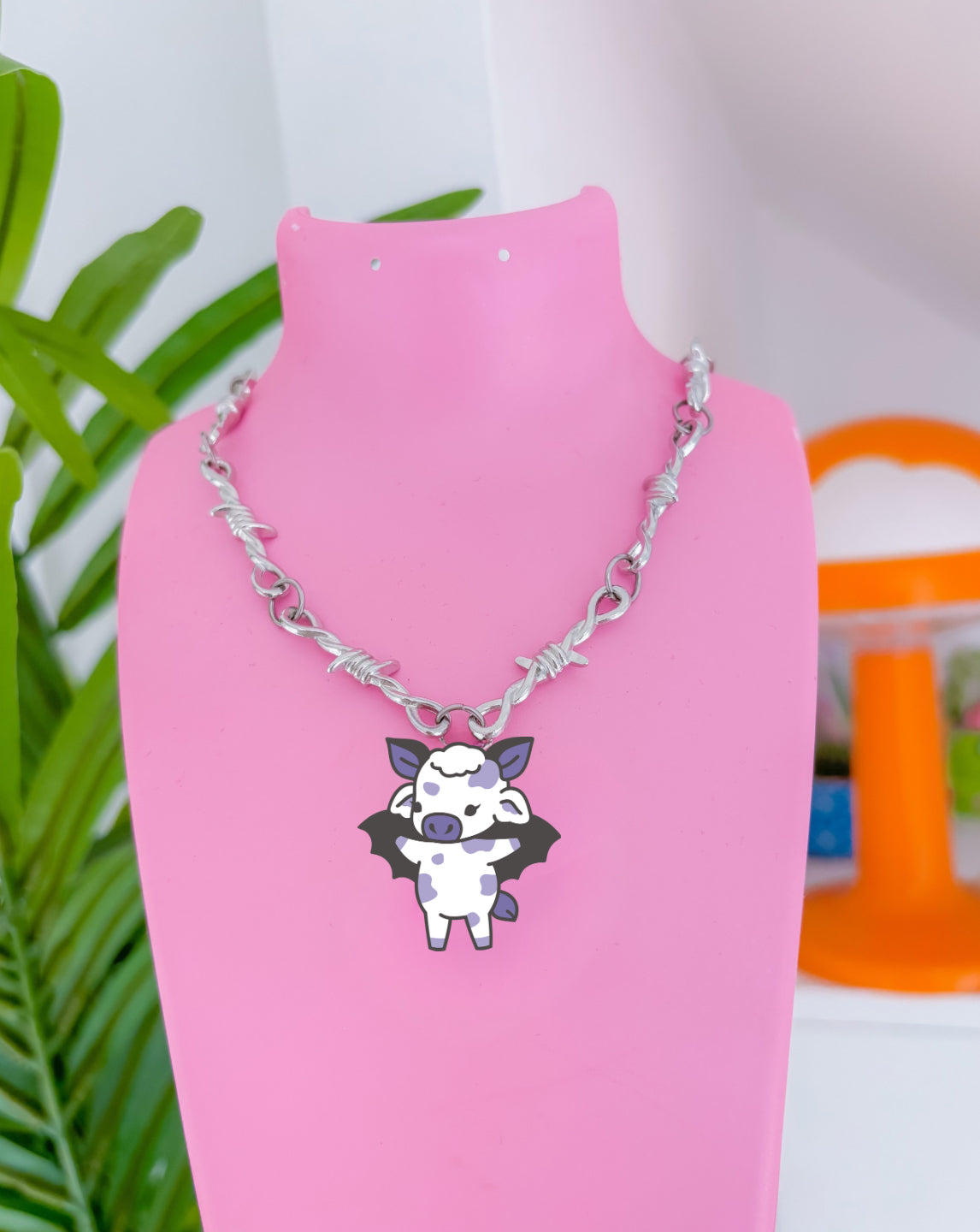 Spooky cow barbed necklace - multiple styles available