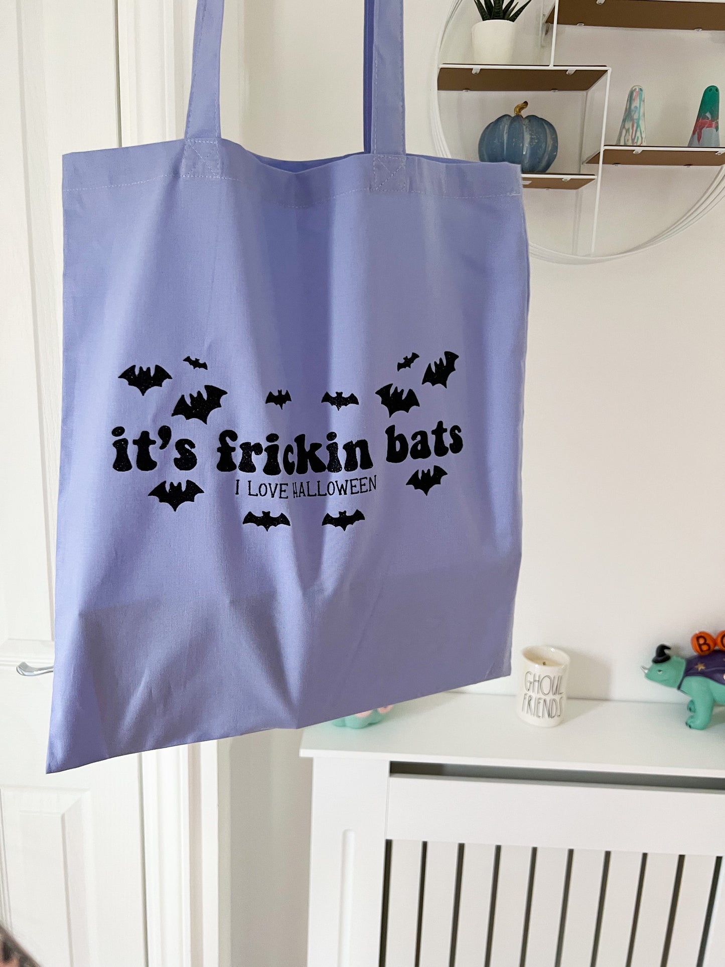 It’s frickin bats tote bag