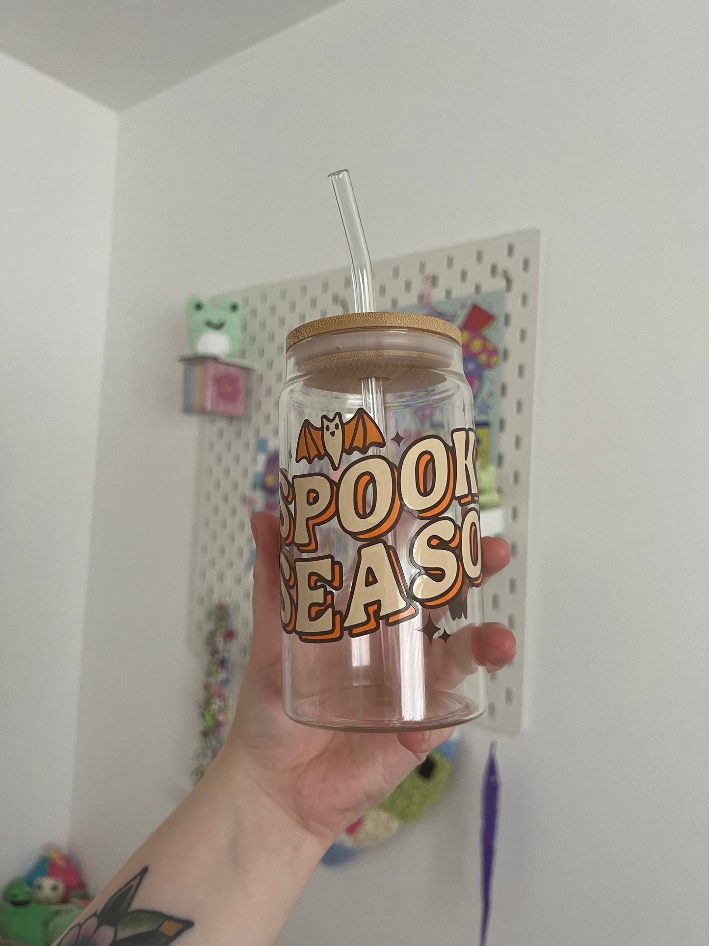 Spooky season Libbey glass