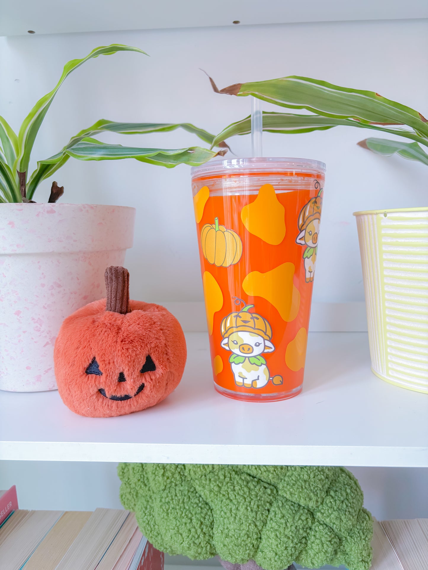 Pumpkin cow milkglobe tumbler