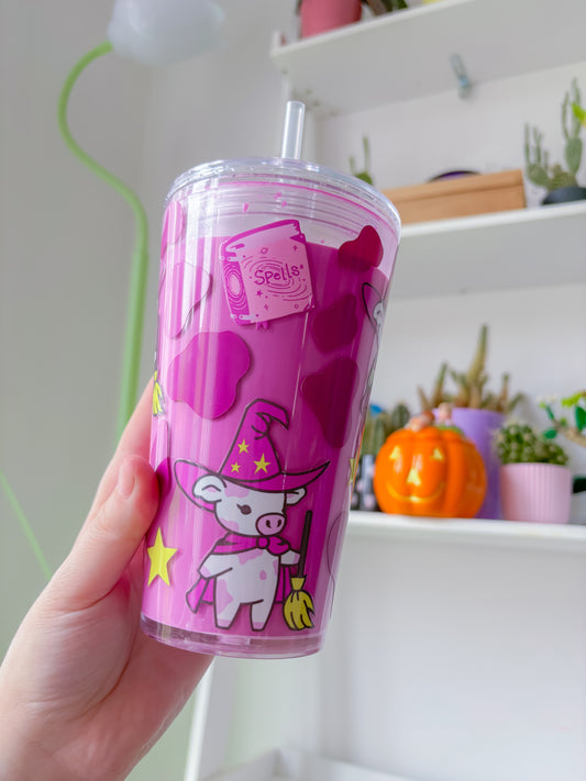 Witch cow milkglobe tumbler