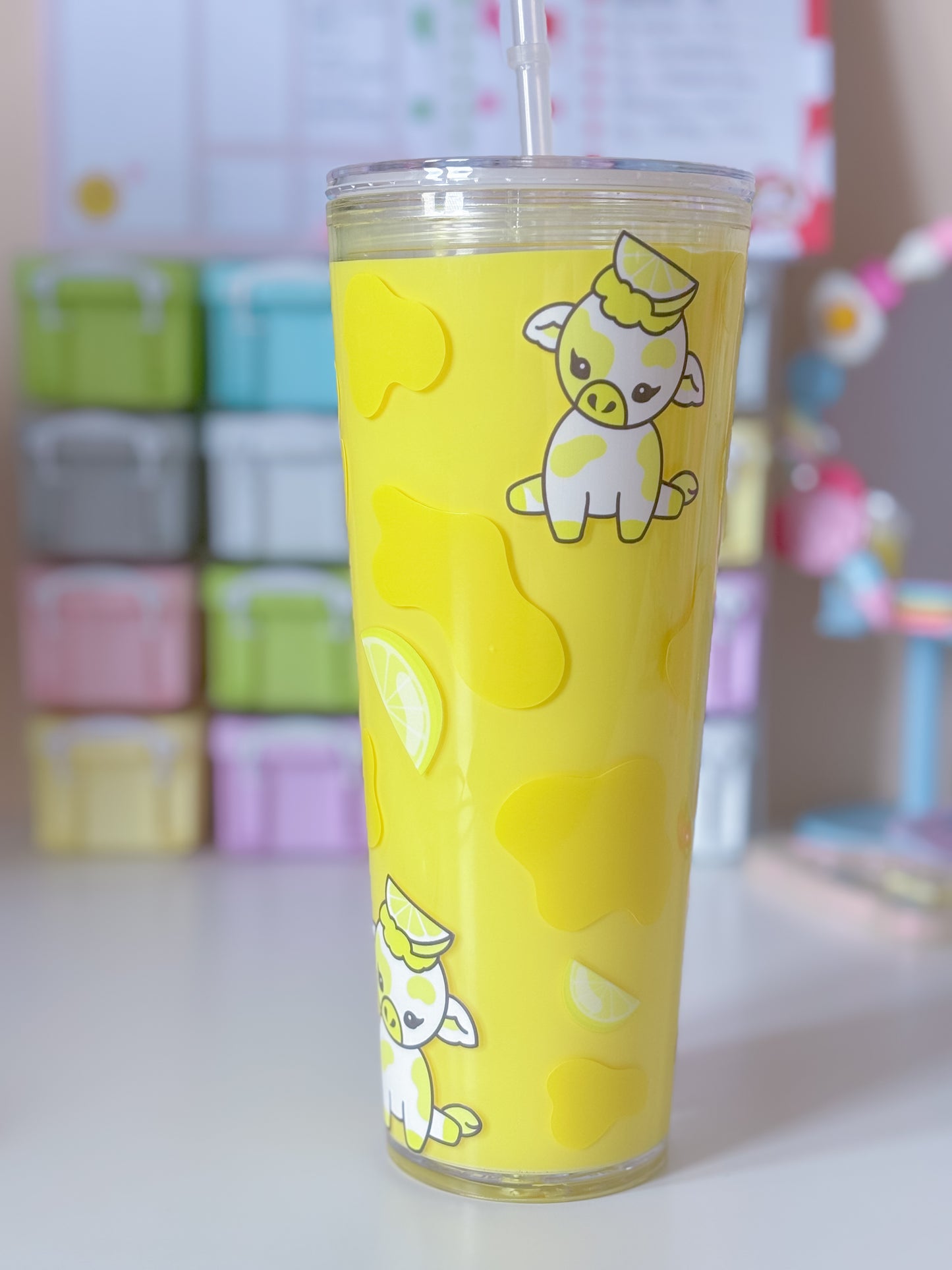 Fruit cow tumbler