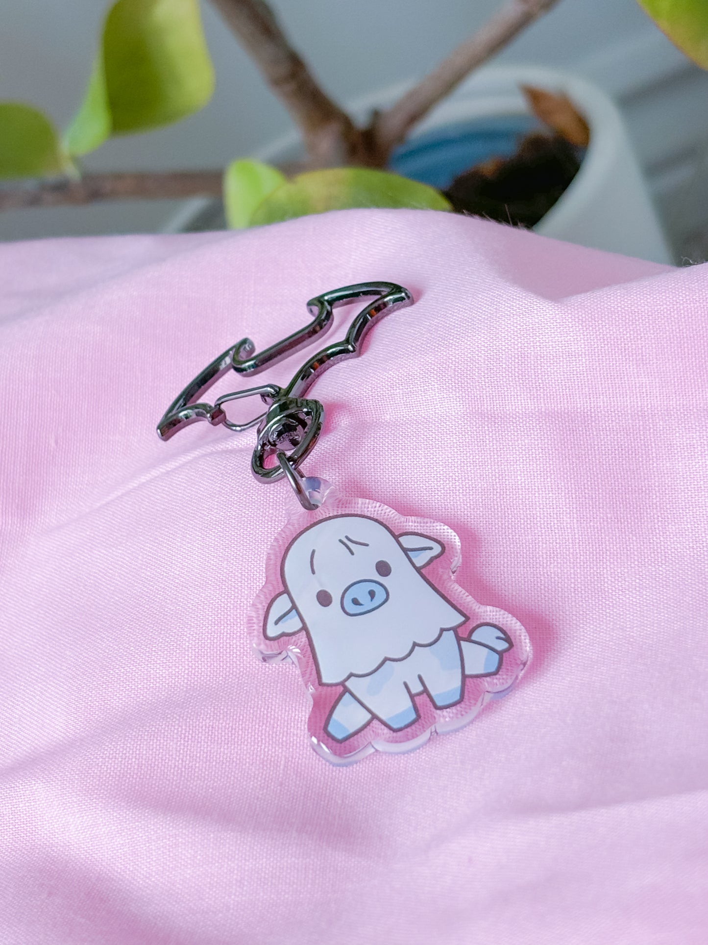 Spooky cow keyring - 5 options!