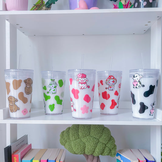 Small cow milkglobe tumbler