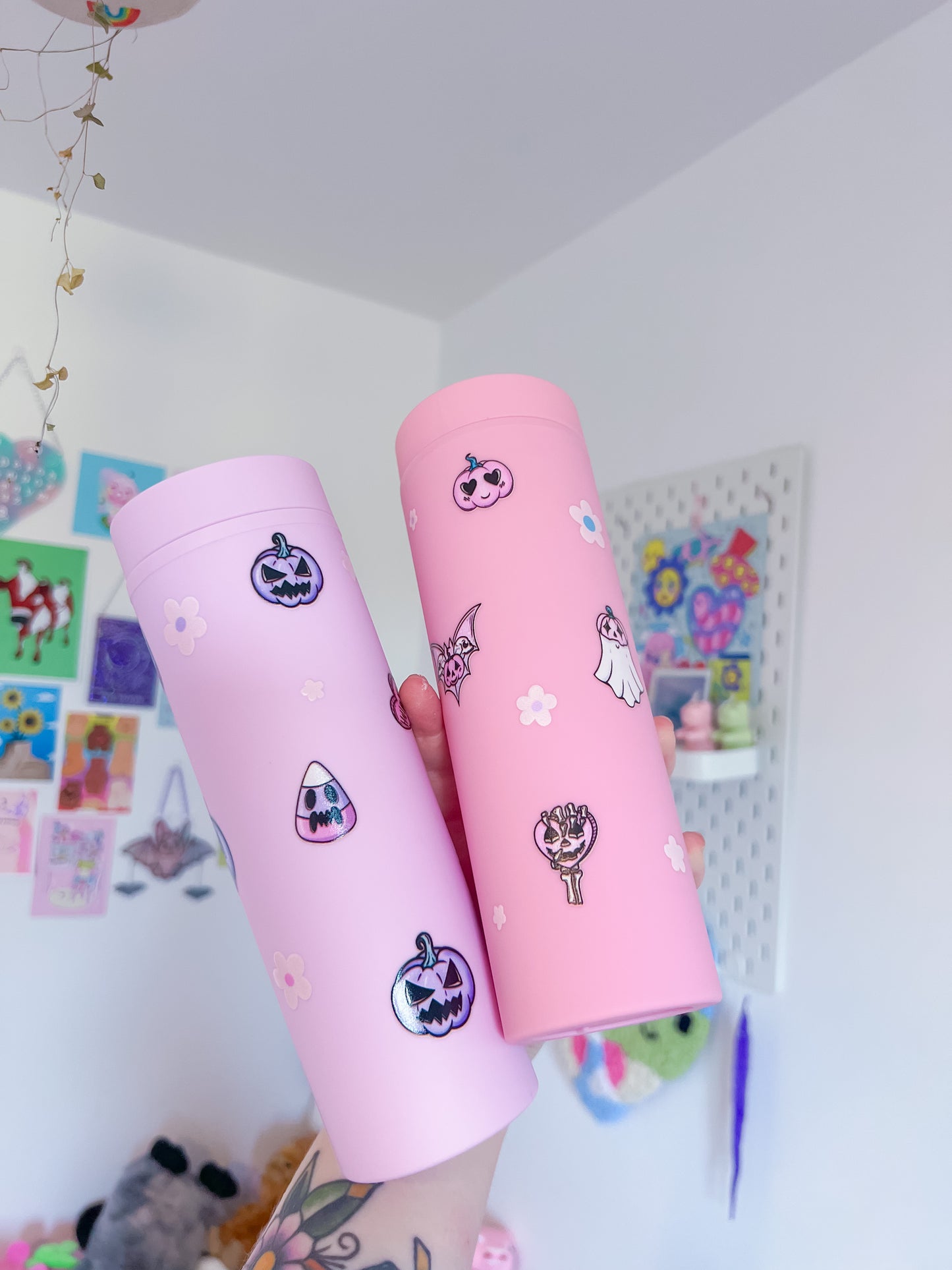 Pastel Halloween tumbler 16oz