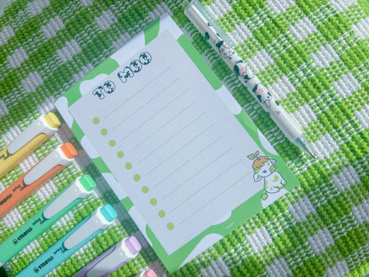 Plant cow notepad