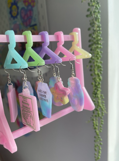 Earring hanger display holder