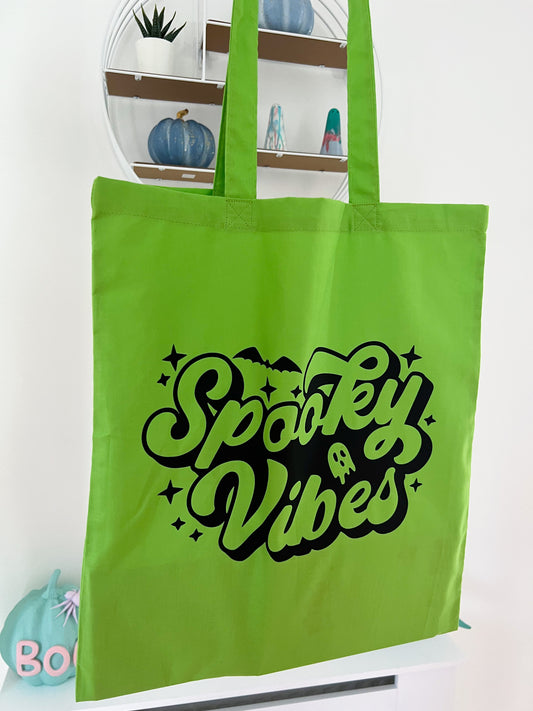 Spooky vibes tote bag