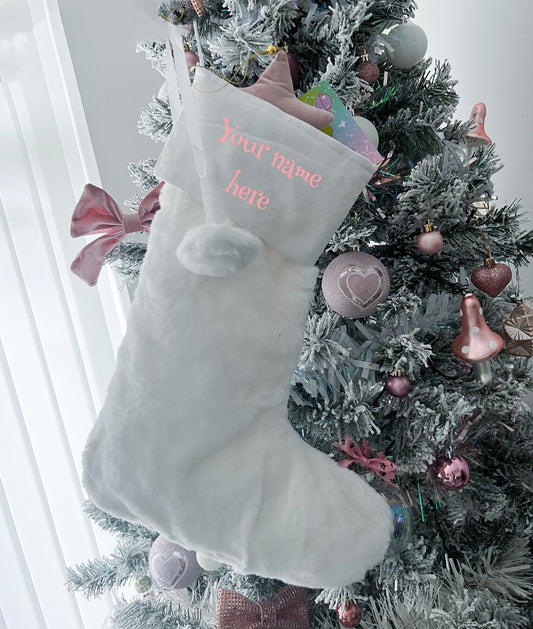 Christmas stocking with mystery items